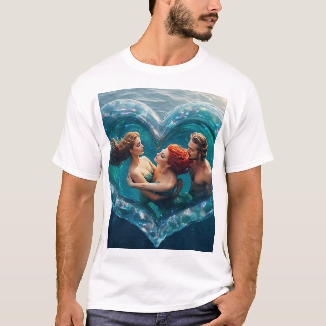 Camiseta amor da sereia (Frente)