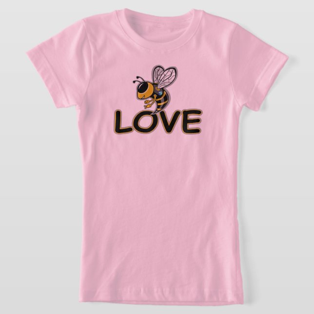 CAMISETA AMOR DE ABELHA  (Postura )