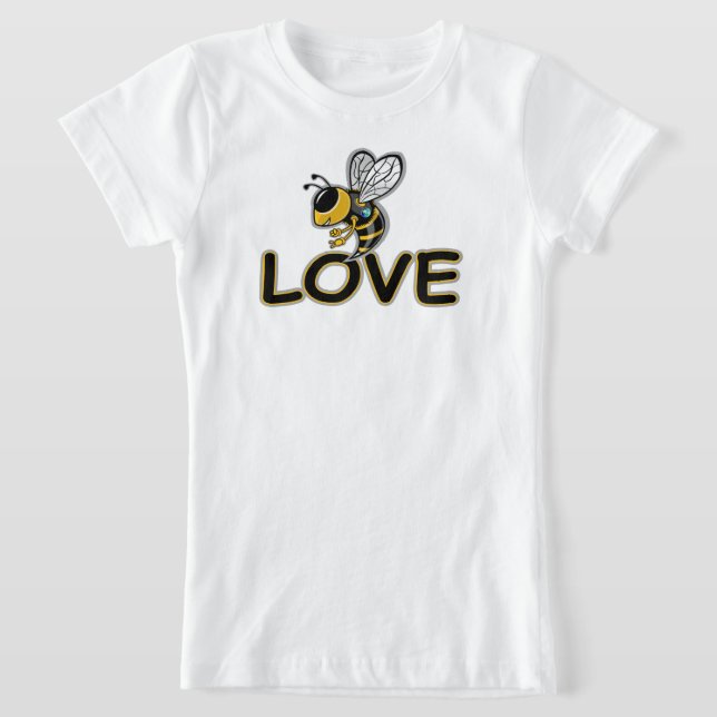 CAMISETA AMOR DE ABELHA  (Postura )