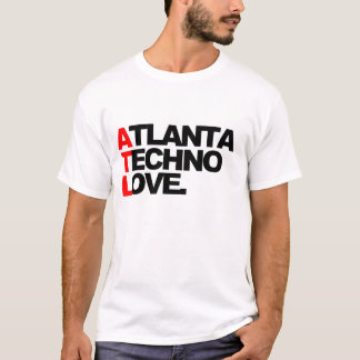 Camiseta Amor de Atlanta Techno (valor branco)