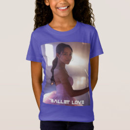 CAMISETA AMOR DE BALÉ - BALÉ & DANÇA