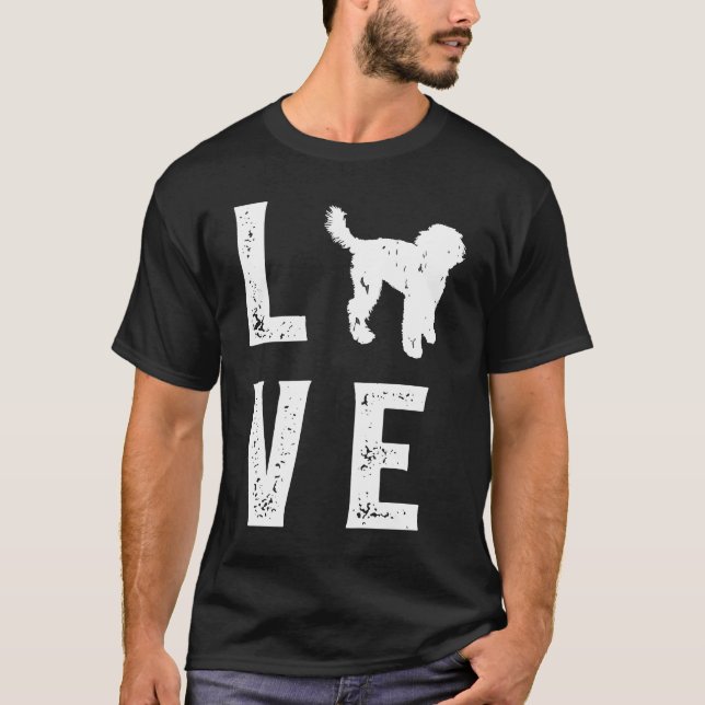 Camiseta Amor de Bernedoodle  1 (Frente)
