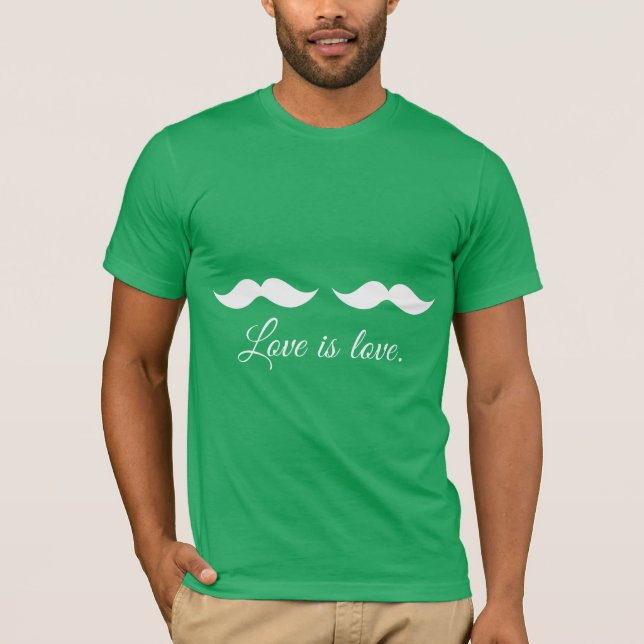 CAMISETA AMOR DE BIGODE (Frente)