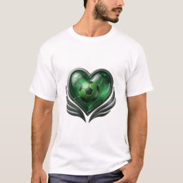 Camiseta amor de bola de coração