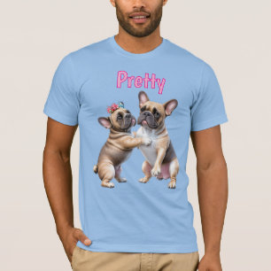 Camiseta Amor de Bulldog Francês Bulldog Francês