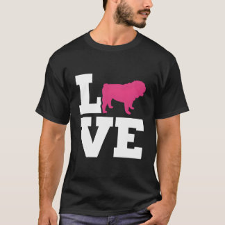 Camiseta Amor de Bulldog Inglês