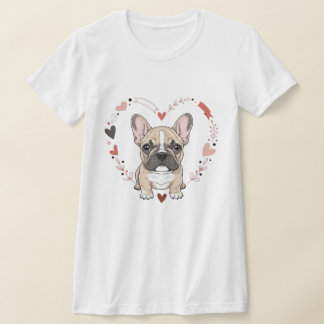 Camiseta Amor de Cachorrinho Frenchie