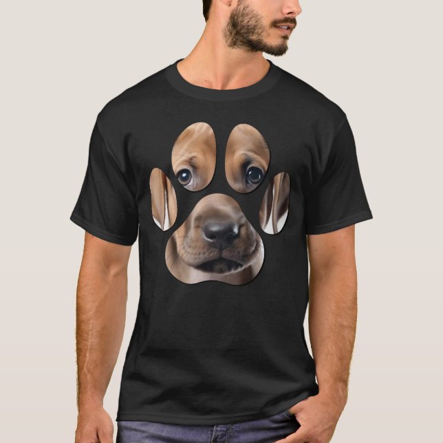 Camiseta Amor de Cachorrinho Pata (Frente)