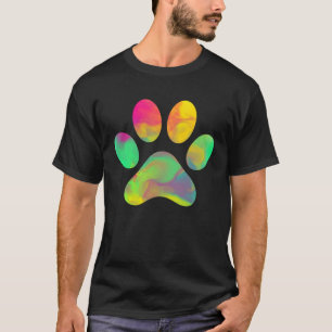 Camiseta Amor de Cachorro Estampa de Pata de Animal Pata de
