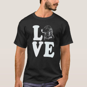Camiseta Amor de Cachorro Retriever Dourado Para Homens e M