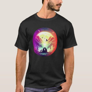Camiseta amor de casal lua