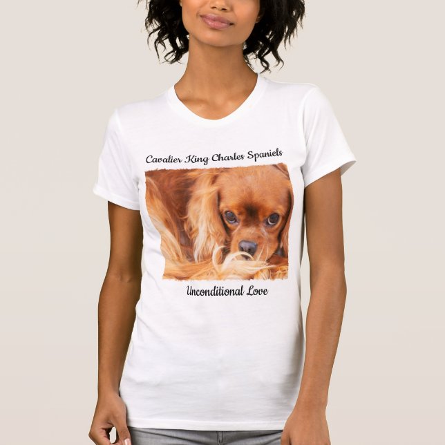 Camiseta Amor de Cavalier King Charles Spaniel (Frente)