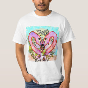 Camiseta Amor de Flamingo
