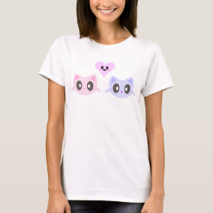 Camiseta amor de gatinho kawaii
