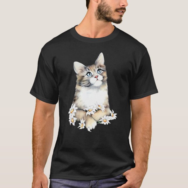 Camiseta Amor De Gato Docinho (Frente)