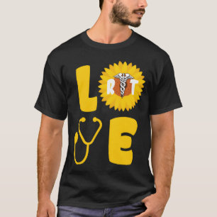 Camiseta Amor de Girassol Enfermeira Orgulhosa Terapeuta me