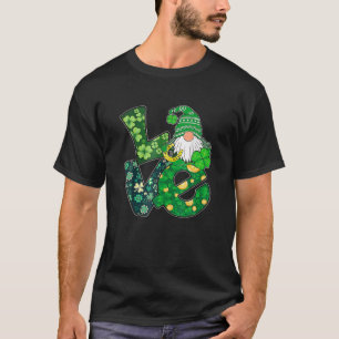 Camiseta Amor de Gnomo Engraçado Dia de São Patrício