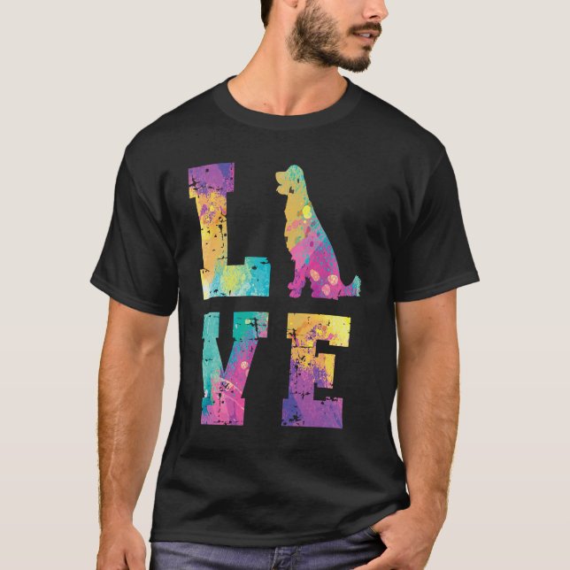 Camiseta Amor de Golden Retriever (Frente)