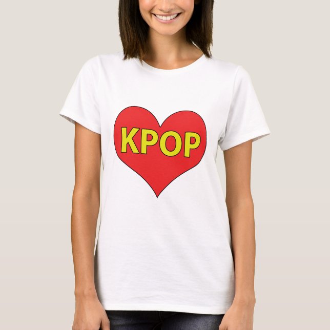 Camiseta Amor de KPOP (Frente)