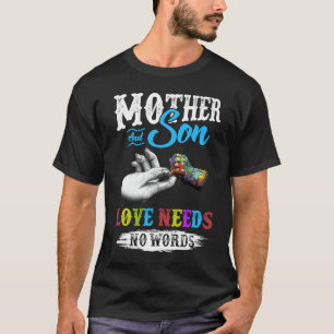 Camiseta Amor De Mãe E Filho Não Precisa De Palavras Consci