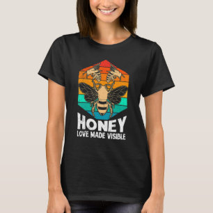 Camiseta Amor De Mel Fez Um Armário Visível De Hobby