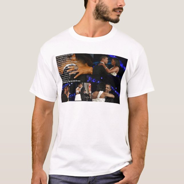 Camiseta Amor de Michelle & de Barack Obama (Frente)