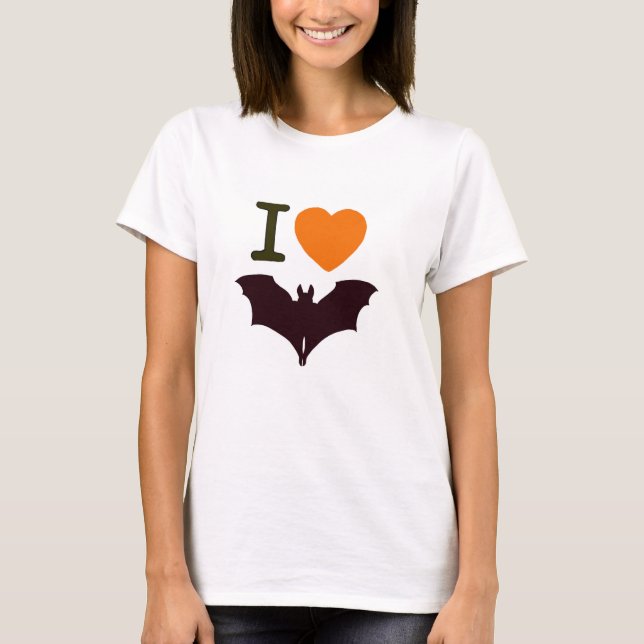 Camiseta Amor de morcego (Frente)