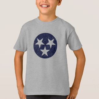 Camiseta Amor de Nashville do Grunge da bandeira do estado