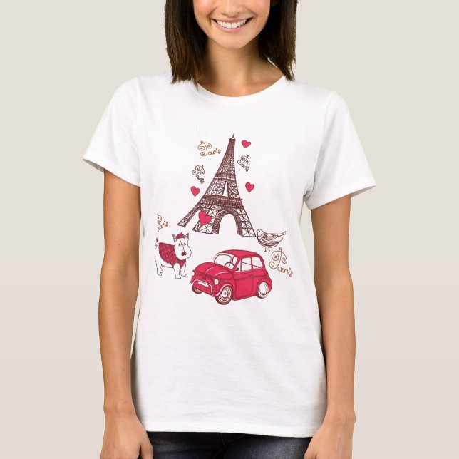 Camiseta Amor de Paris (Frente)