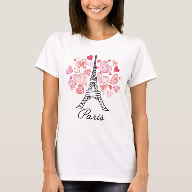 Camiseta Amor de Paris, France (Frente)