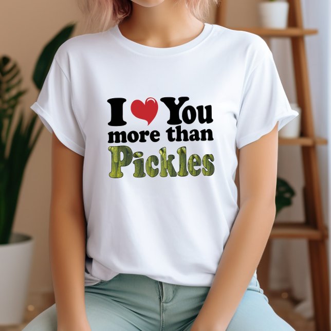 Camiseta Amor de Pepino Engraçado (Criador carregado)