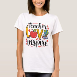 Camiseta Amor de Professor Inspira