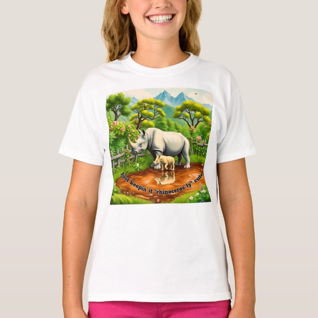 Camiseta Amor de Rinoceronte (Frente)