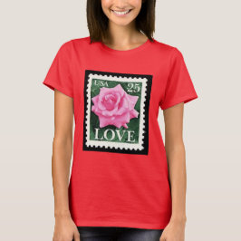 Camiseta Amor de Rosa Rosa