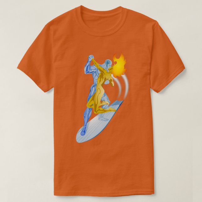 Camiseta Amor de Silver Surfer (Frente do Design)
