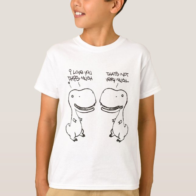 Camiseta Amor de T-rex (Frente)