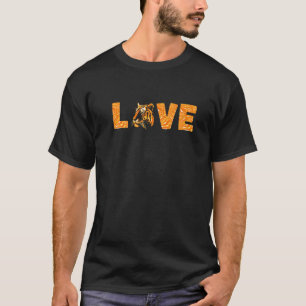 Camiseta Amor de Tigre Gato Selvagem Predador Rei do Gato T