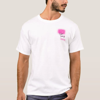 Camiseta Amor de Tony (macho) T shirt branca
