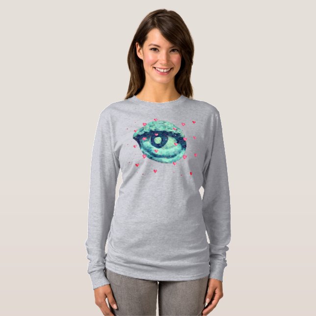 Camiseta amor de um olho (Frente Completa)