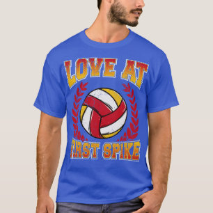 Camiseta Amor De Voleibol Na Primeira Equipe De Treinador D