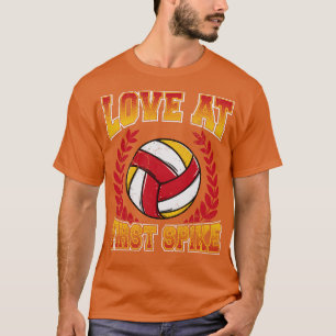 Camiseta Amor De Voleibol Na Primeira Equipe De Treinador D