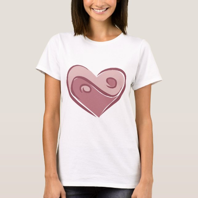 Camiseta Amor de Yin Yang (Frente)