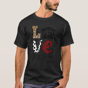 Camiseta Amor Desceu Luke 211 Feliz Natal Jesus