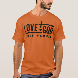 Camiseta Amor Deus Ama Pessoas Engraçadas Cristão Para Mãe