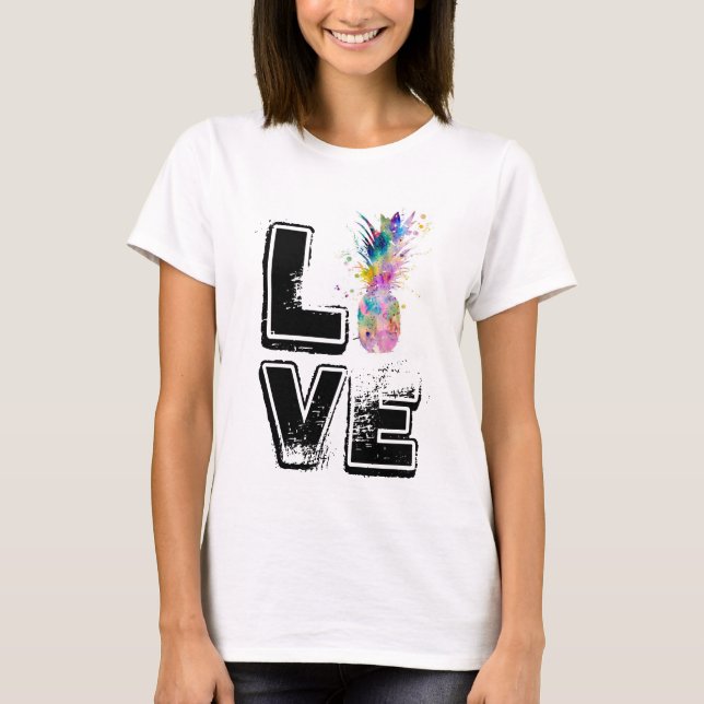 Camiseta Amor do abacaxi (Frente)