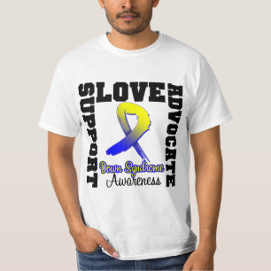 Camiseta Amor do advogado do apoio de Síndrome de Down