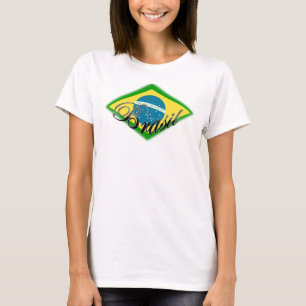 Camiseta amor do capoeira da samba de Brasil Brasil da