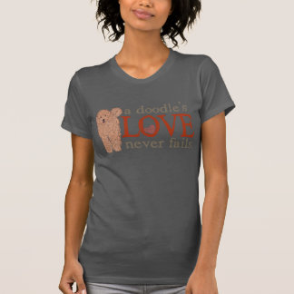 Camiseta Amor do Doodle - abricó GoldenDoodle