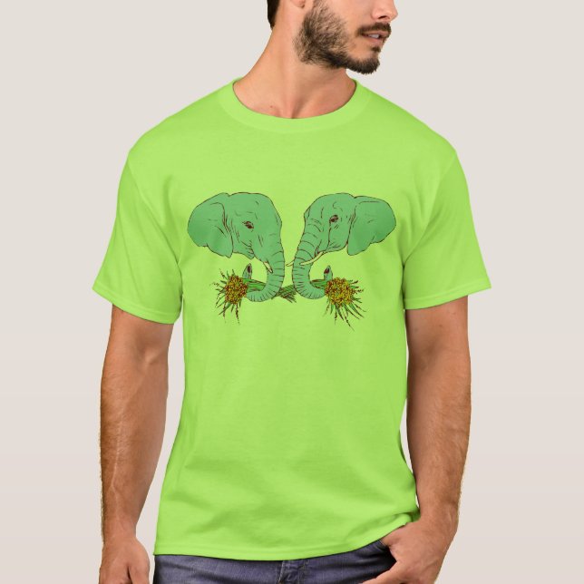 Camiseta Amor do elefante (Frente)