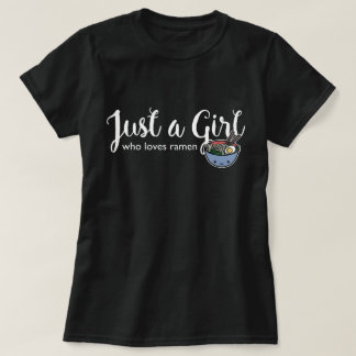 Camiseta Amor do macarronete de Ramen apenas um t-shirt da